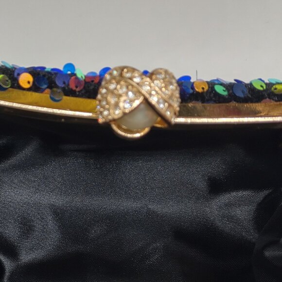 Exquisite Sequin Clutch Evening Bag - Picture 7 of 8